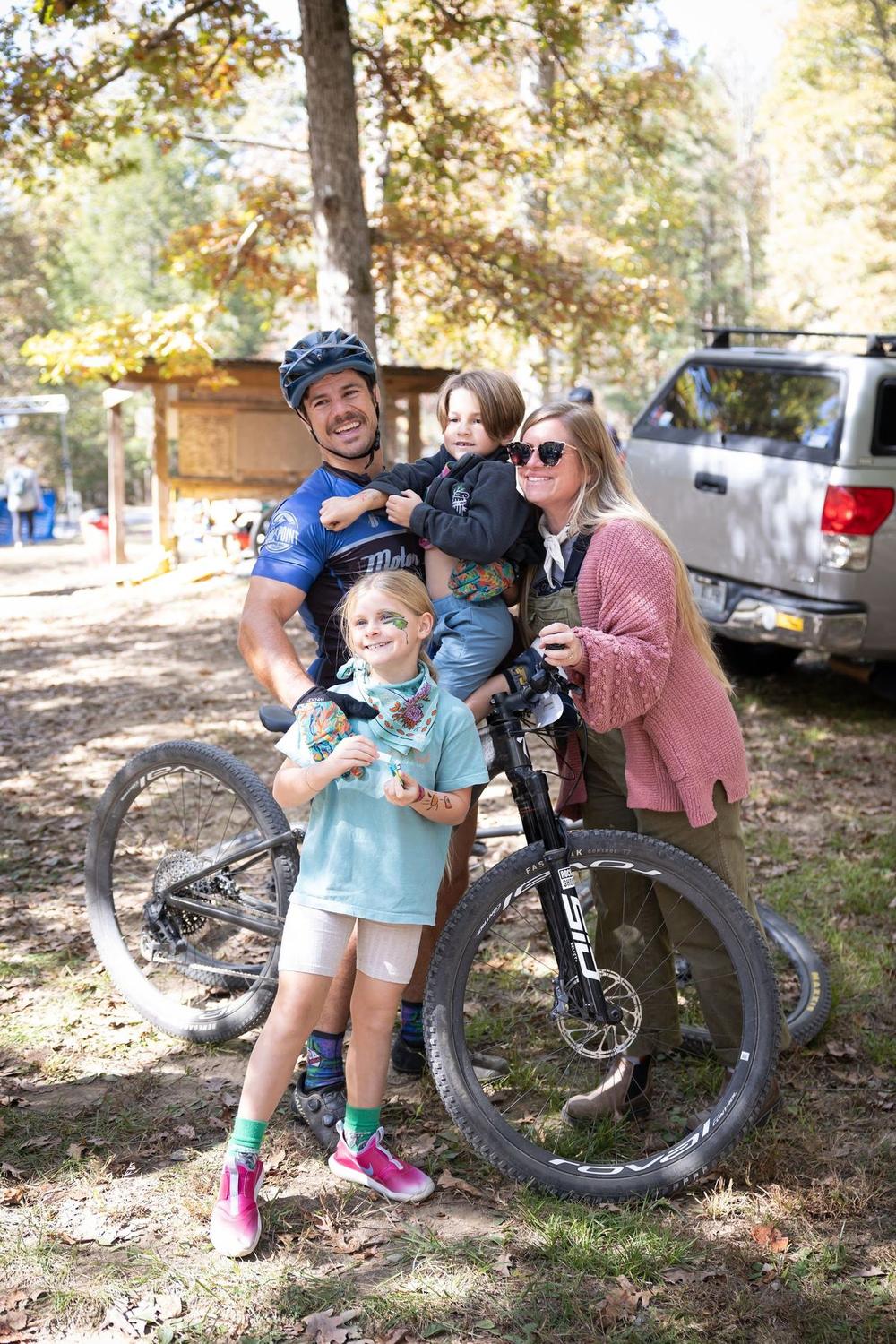 A family together at the race